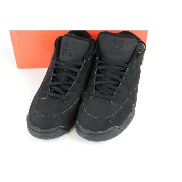 NOS Vintage 90s Nike Air Hops Basketball Shoes Sneakers Black main image 9